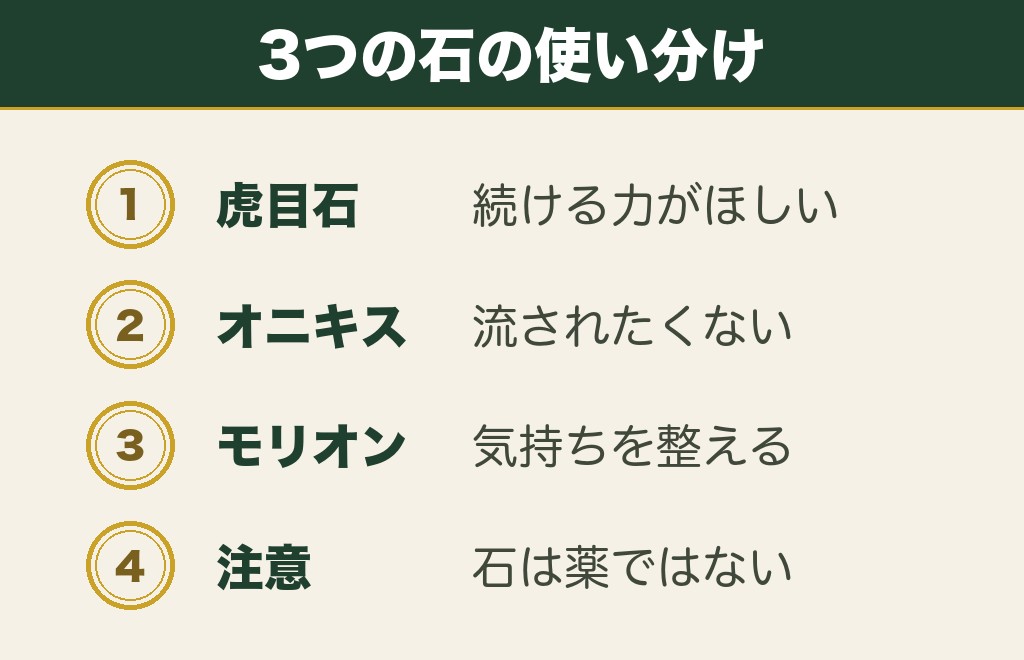 地属性と相性がいいとされるパワーストーン