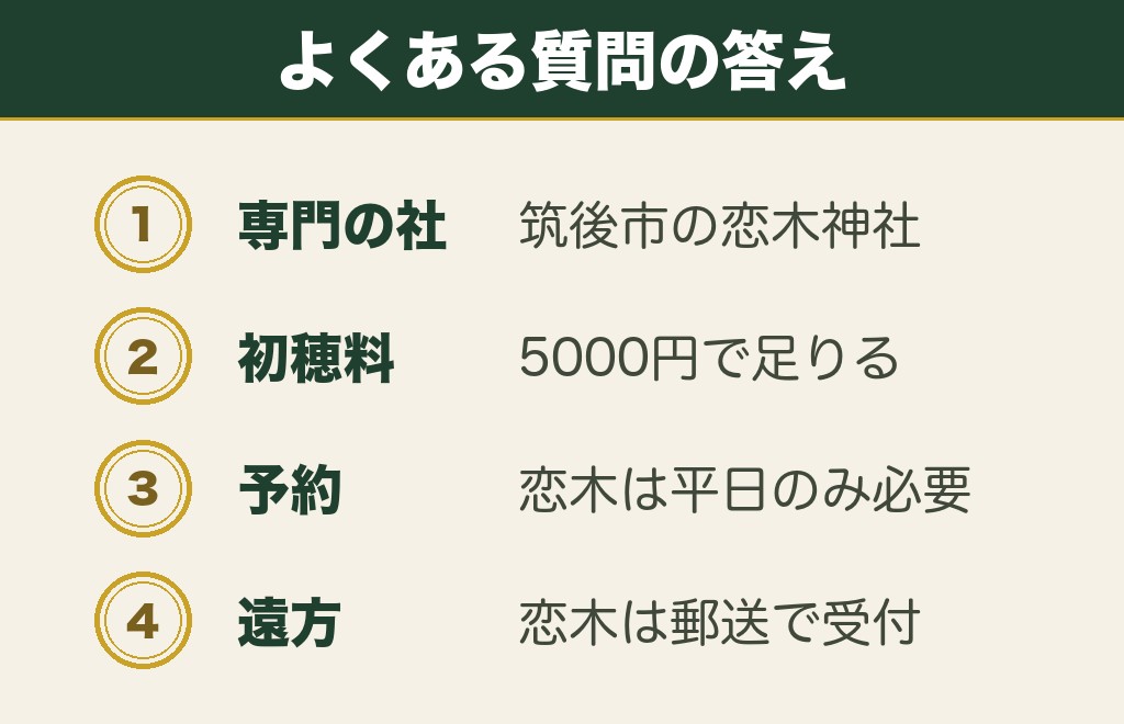 福岡の縁結び神社に関するよくある質問