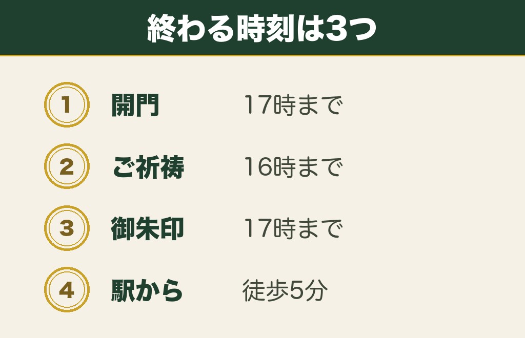 大國魂神社の参拝で先に見ておきたい時刻