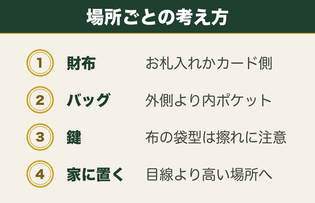 恋愛成就のお守りはどこにつける？場所ごとの考え方
