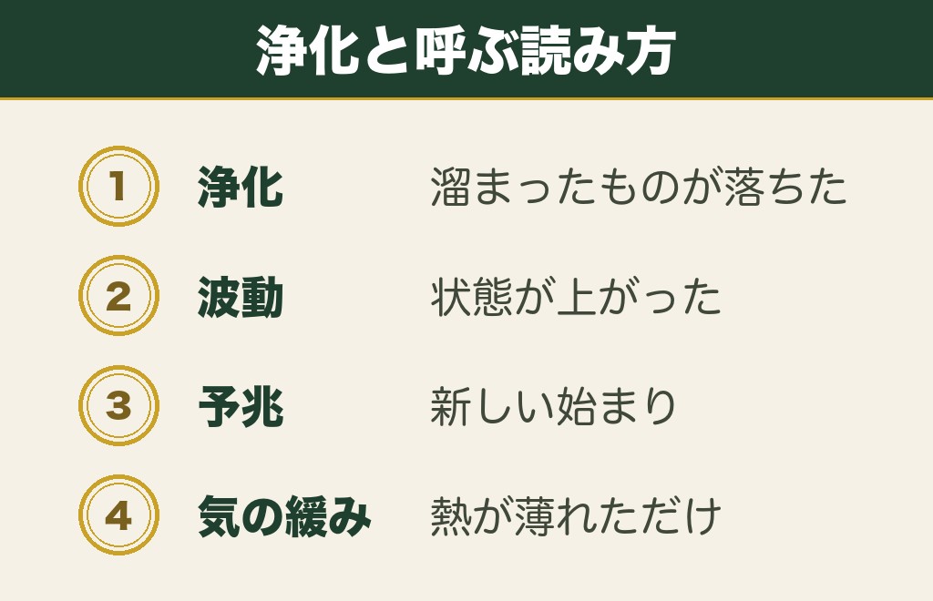 神社参拝の後のすっきりを浄化と呼ぶ読み方について