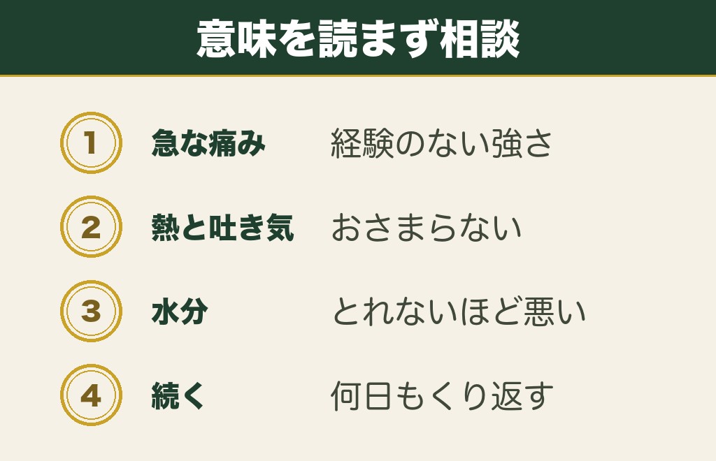 神社参拝の後の頭痛で医療機関へ相談する目安