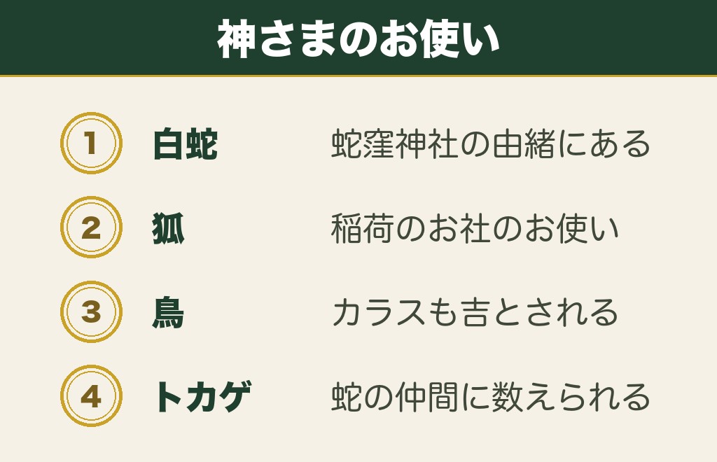 神社参拝で吉兆とされる生き物との出会い