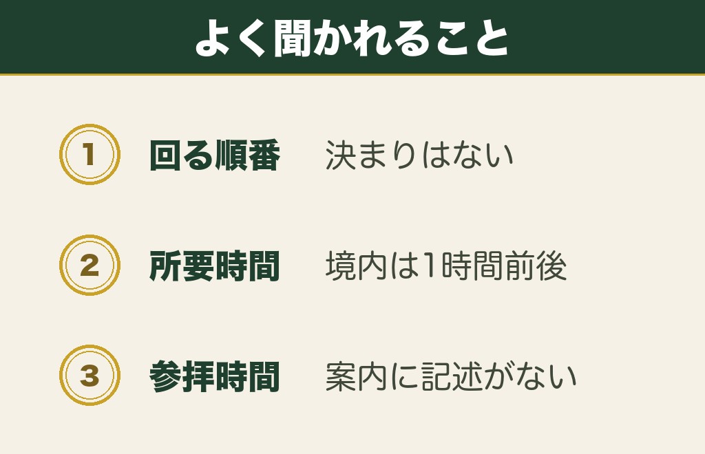 三峰神社の参拝ルートに関するよくある質問
