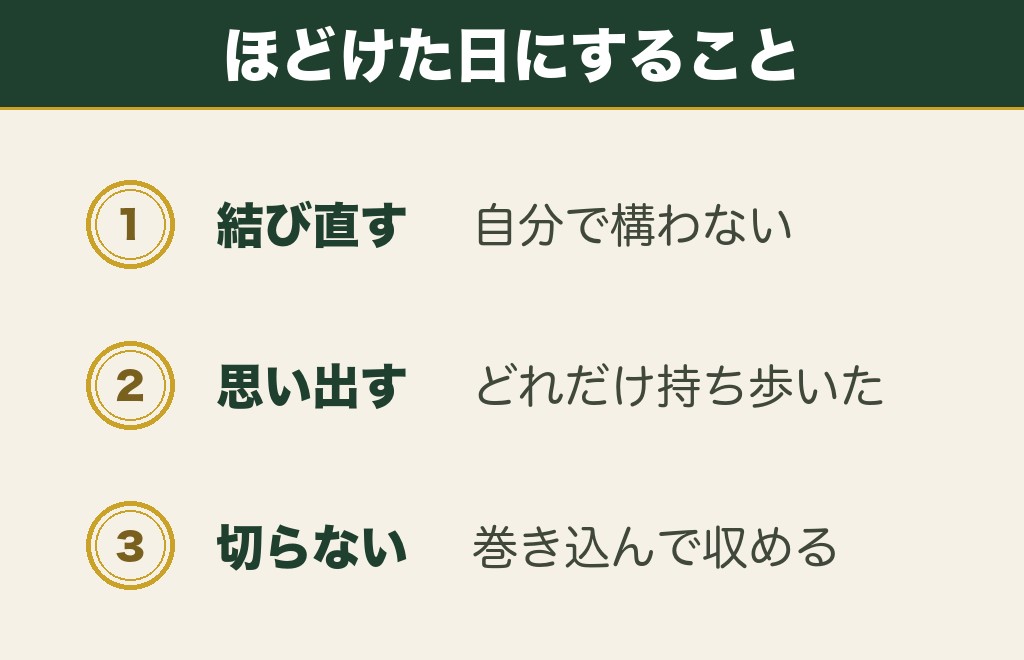 お守りのひもがほどけたときの結び方と向き合い方