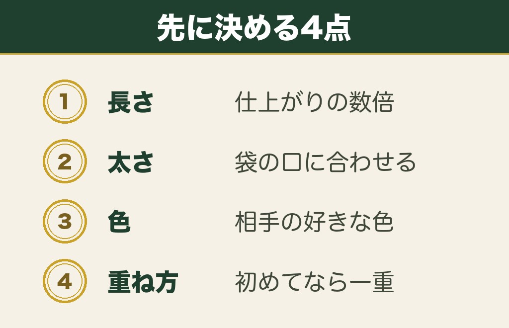 手作りのお守りを結ぶときに決めること