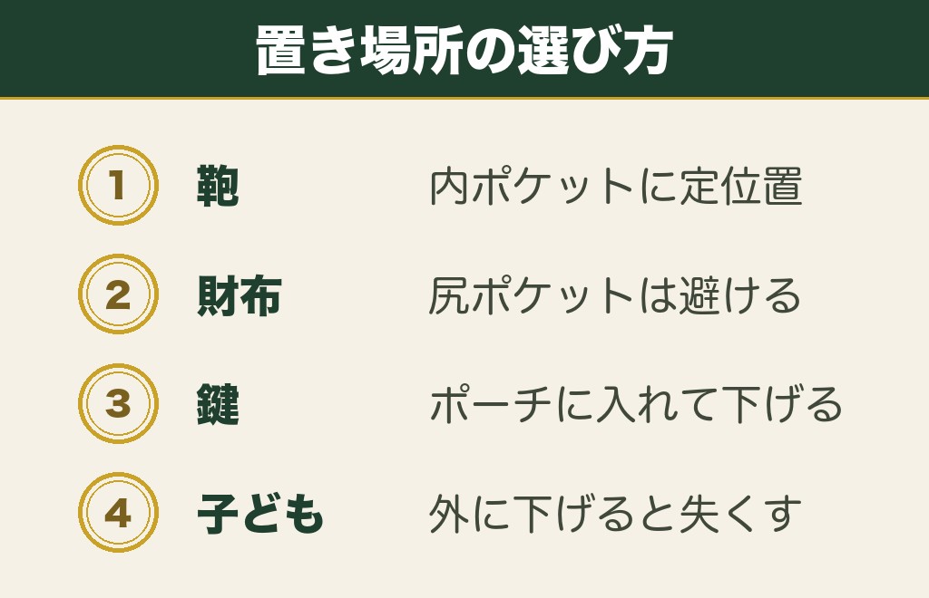 お守りをスマホ以外につけるならどこがよいか