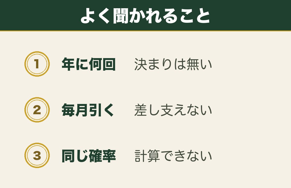 おみくじを引く頻度に関するよくある質問