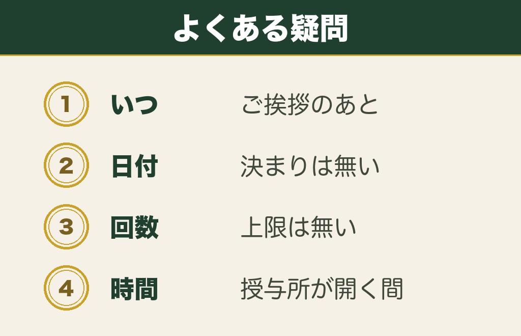 おみくじを引くタイミングに関するよくある質問